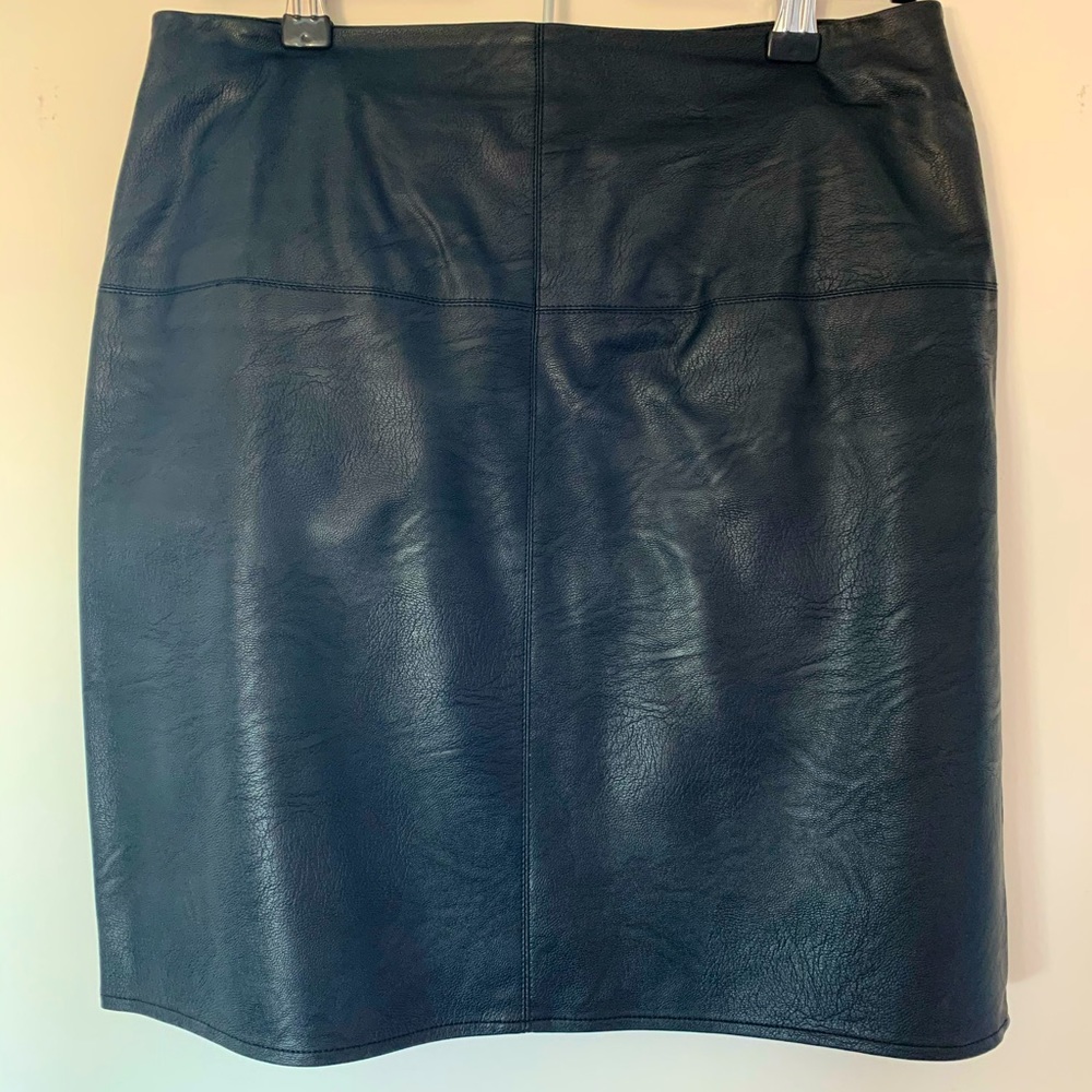 Leather Mini Skirt